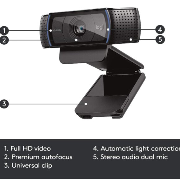 Logitech HD Pro Webcam C920 | Brand New - Picture 4 of 4